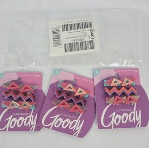 Goody Slideproof Hair Snap Clips 9 Count Assorted Nostalgia Pain-Free All Day 90